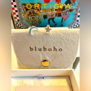 Sterling Silver Bluboho mismatched star and moon stud earrings